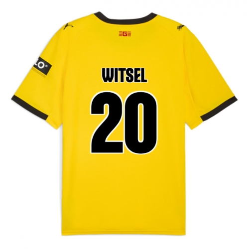 Billige Fotballdrakt Girona Axel Witsel #20 Replika Bortedrakt 2025-26 Kortermet Billige Fotballdrakt Girona Axel Witsel #20 Replika Bortedrakt 2025-26 Kortermet